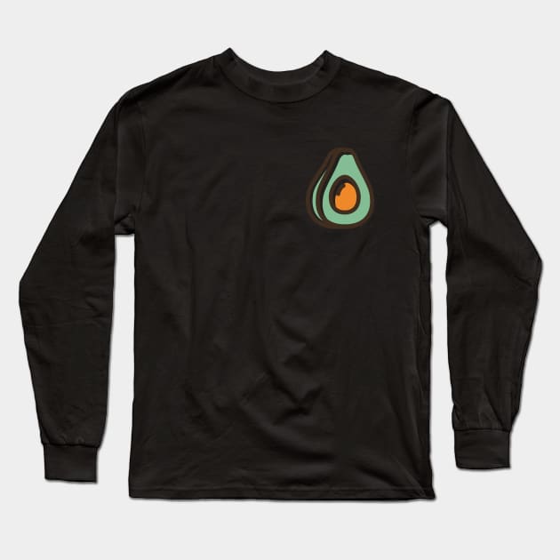 Avocado pocket Long Sleeve T-Shirt by Roble